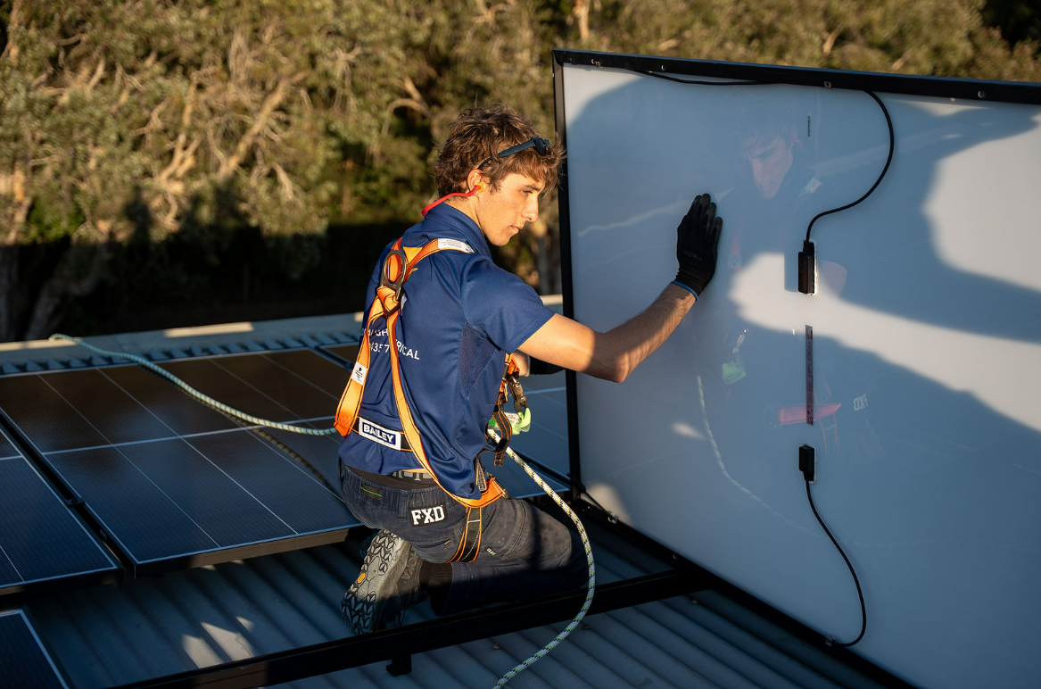 New Solar Panels Installed On A House Roof — Local Light Electrical in Brunswick Heads, NSW