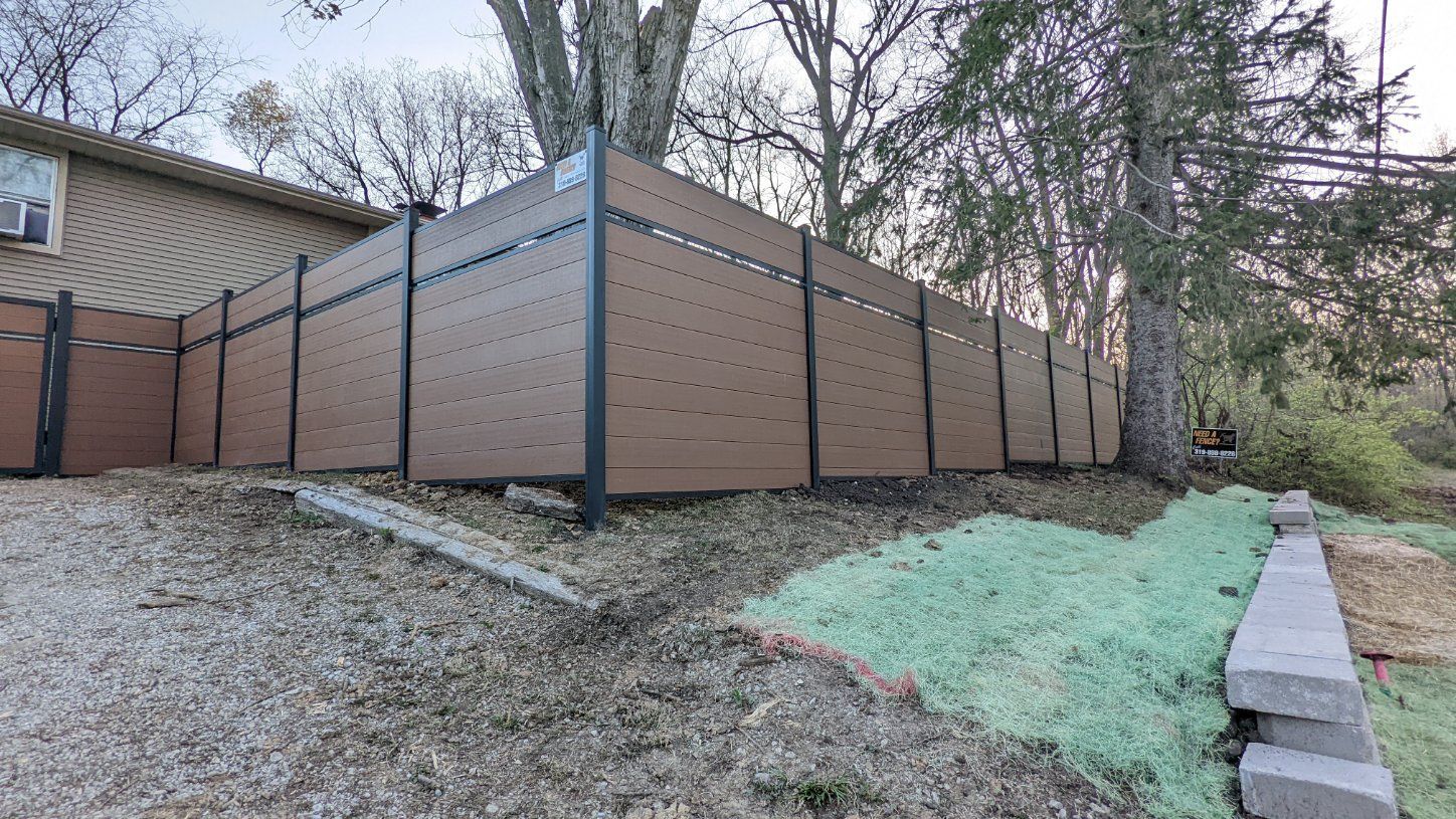 Newly Installed Wood Fence — Cedar Rapids, IA — Corridor Residential Fencing Co.