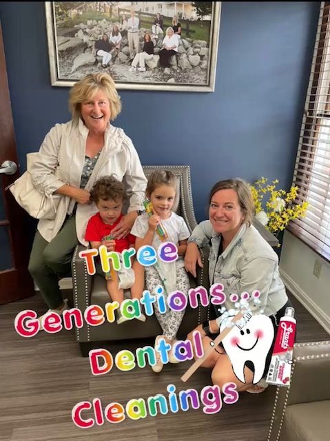 Three Generation Dental Cleaning 
