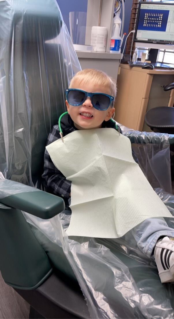 Child on Dental Chair
