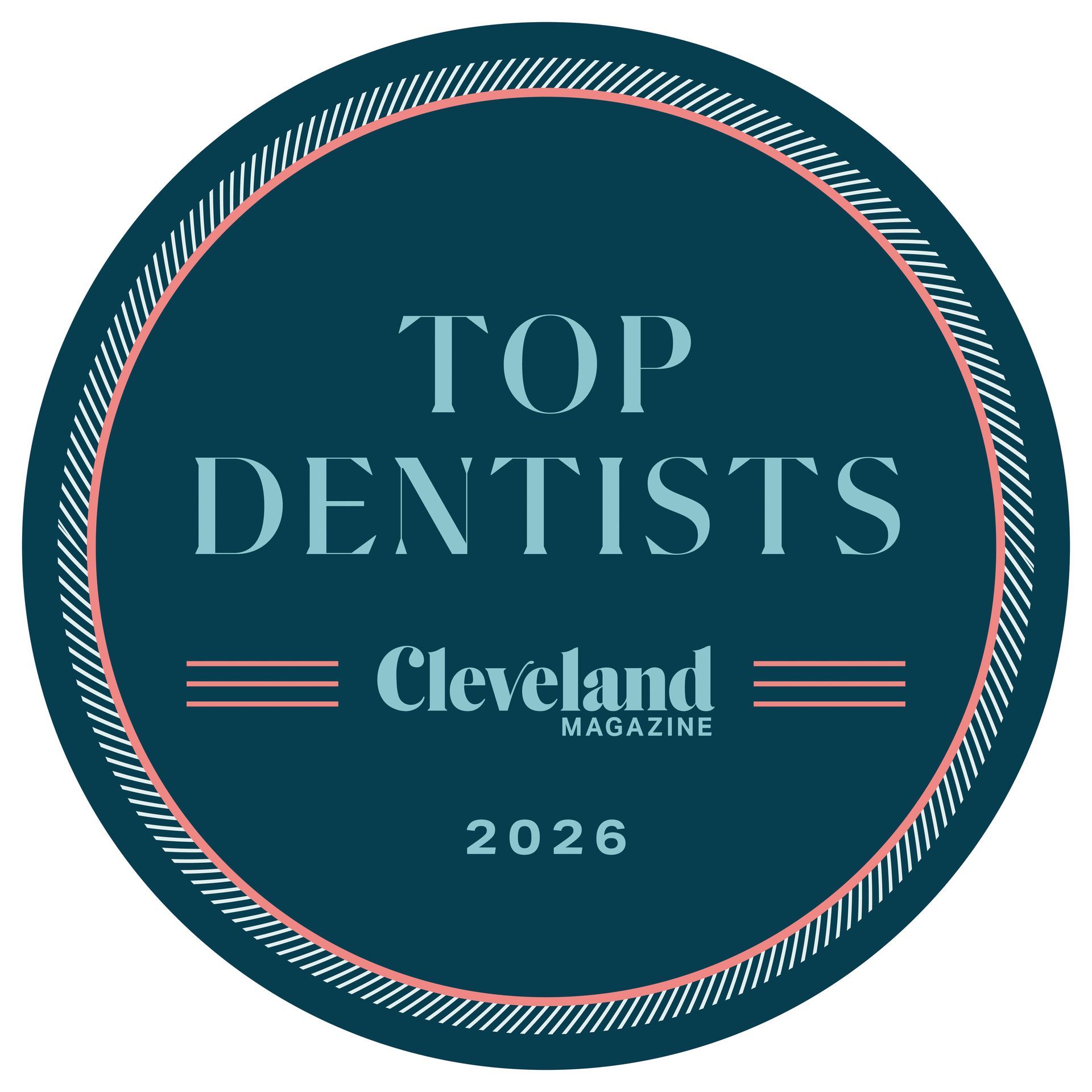 A purple and silver badge reading: Glenn J. Kuemerle, DDS, Selected topDENTISTS, 2025.