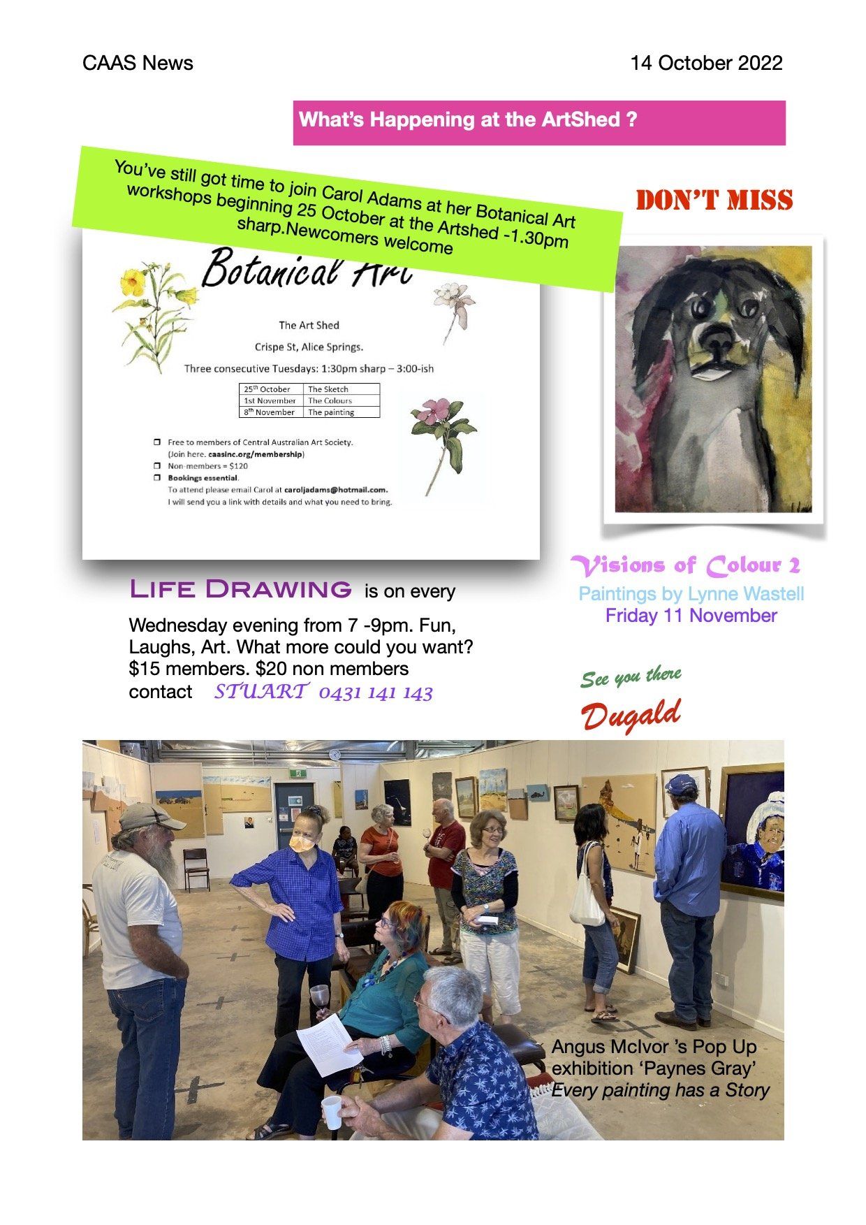 A newsletter titled