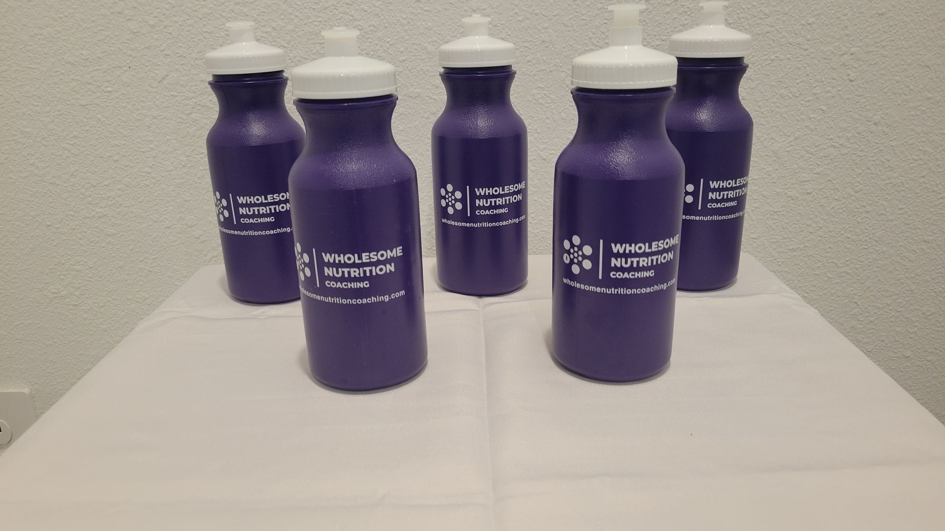 Branded Purple Water Bottles