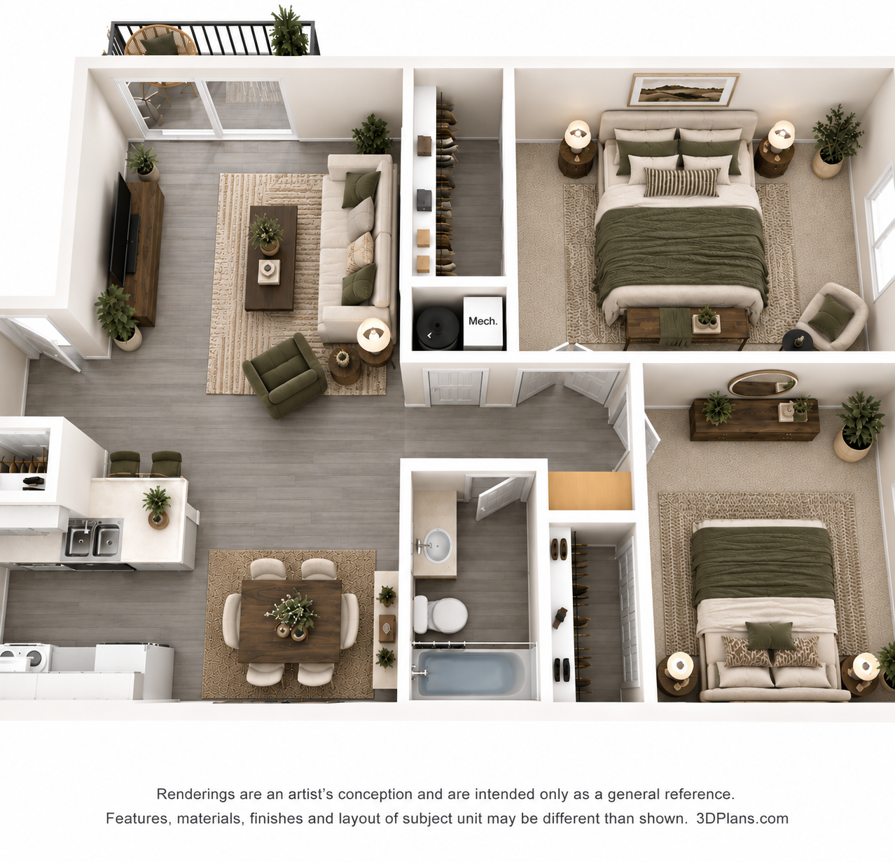 2 Bedroom
