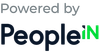 Powered by PeopleIN logo in navy and green text on white background