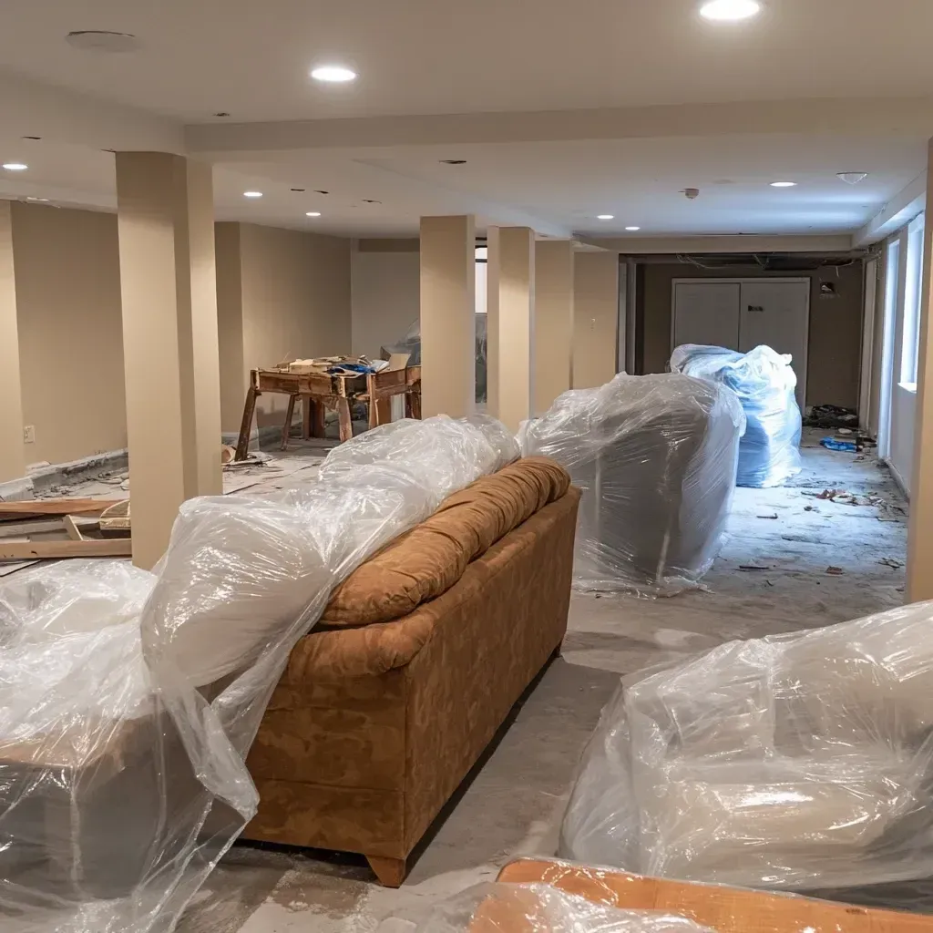water damage floor