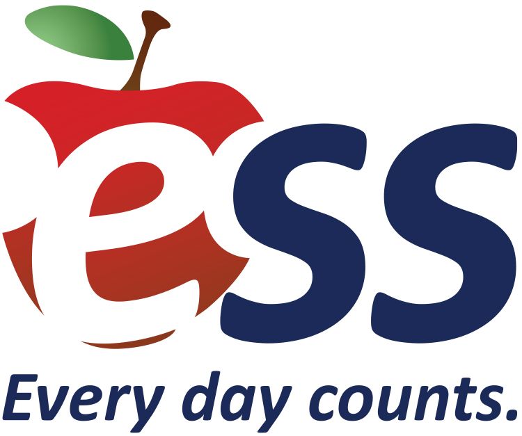 PSS logo with red apple and blue lettering, tagline “Every day counts.”
