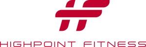 Highpoint Fitness logo in red with stylized emblem and text