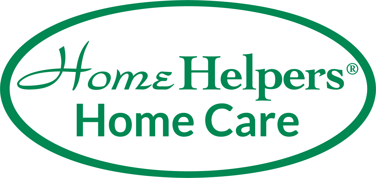 Home Helpers Home Care logo in green text inside a green oval