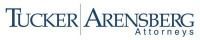 Tucker Arensberg Attorneys logo in blue and gray text on a white background