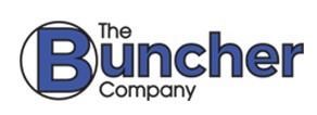 The Buncher Company logo with a blue-and-black stylized “B” and company name.