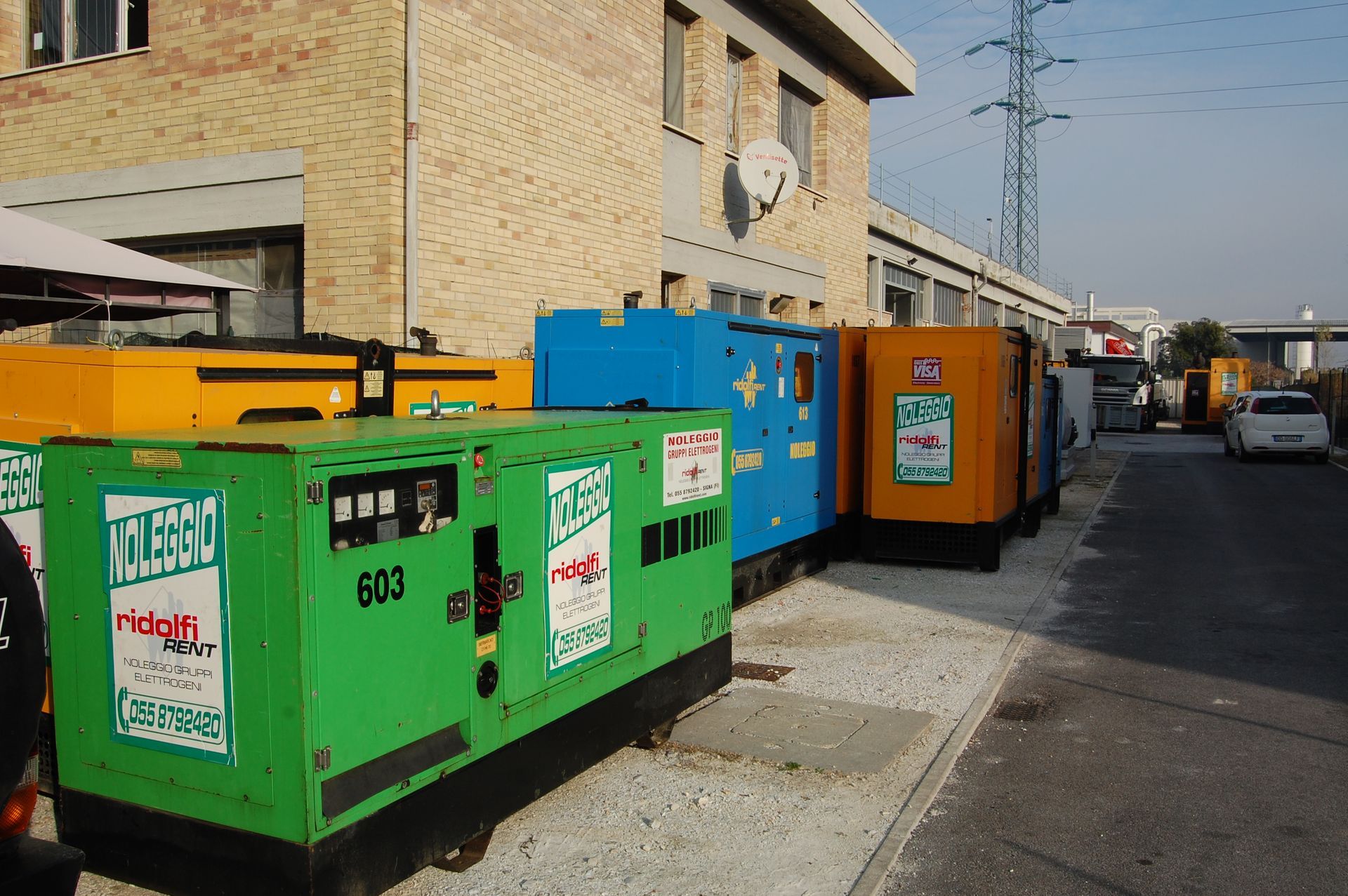 noleggio, cabine elettriche, firenze