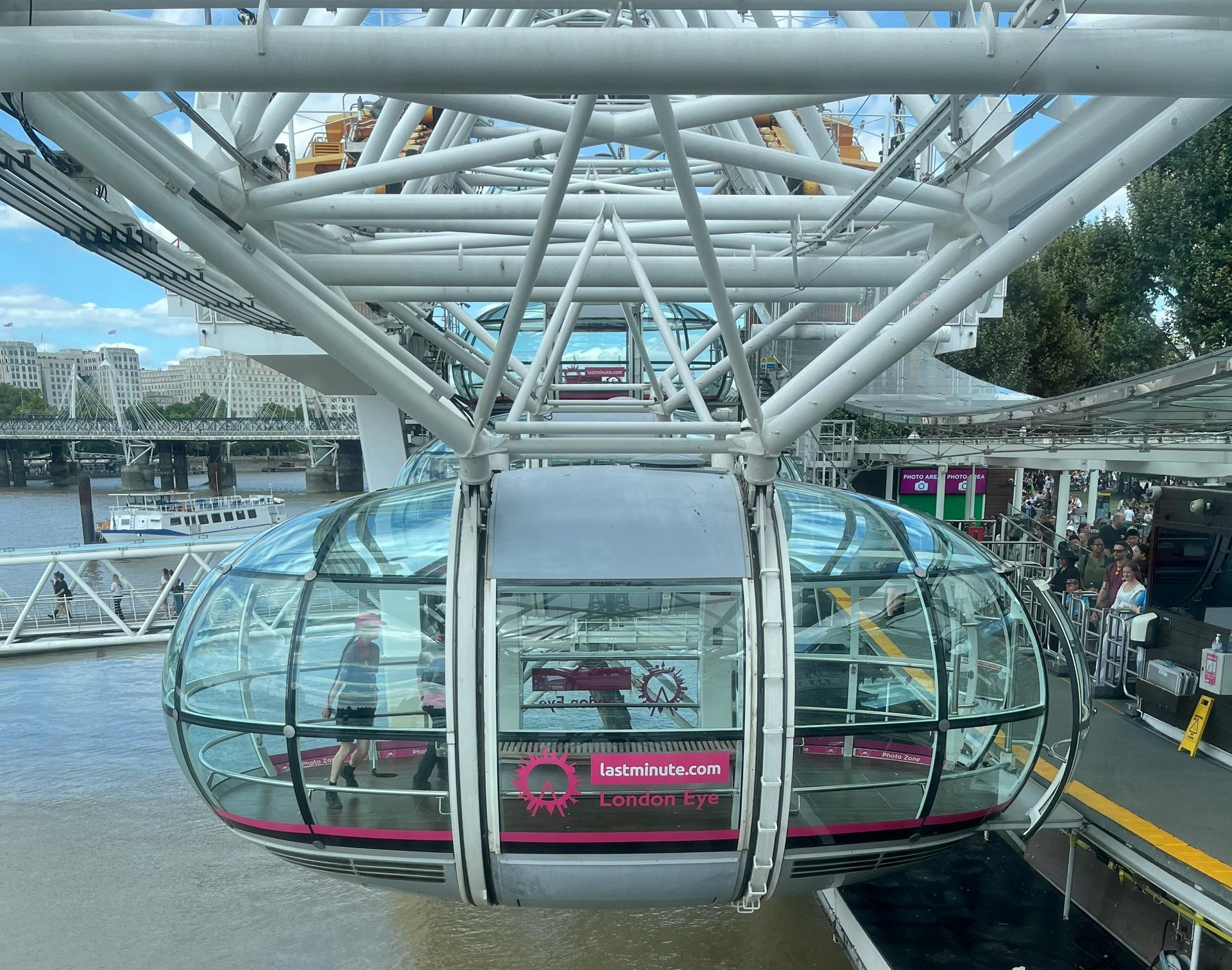 Das London Eye ist barrierefrei