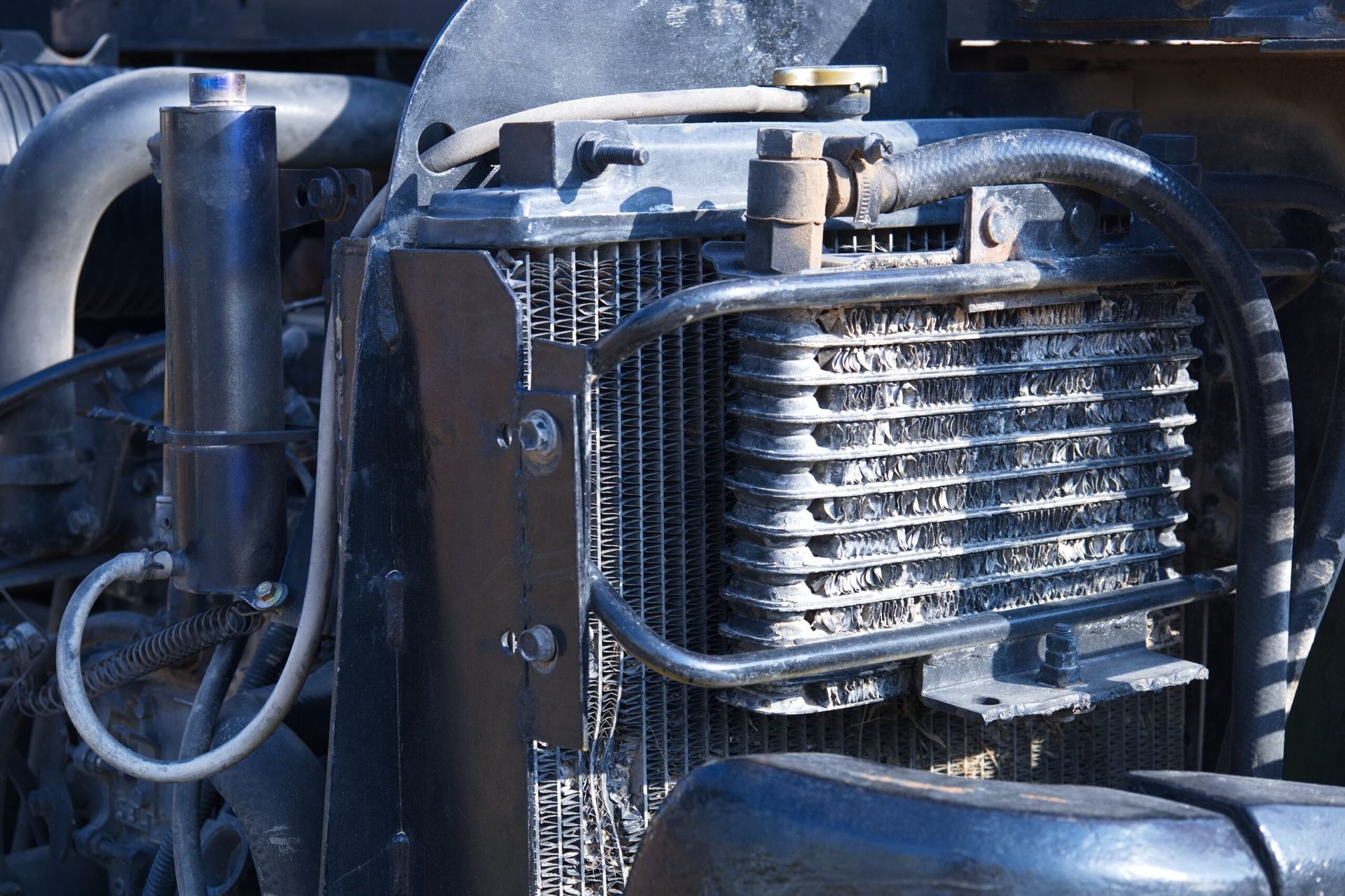 A Close Up of a Radiator on a Vehicle — JJE Automotive In Yarrawonga, NT