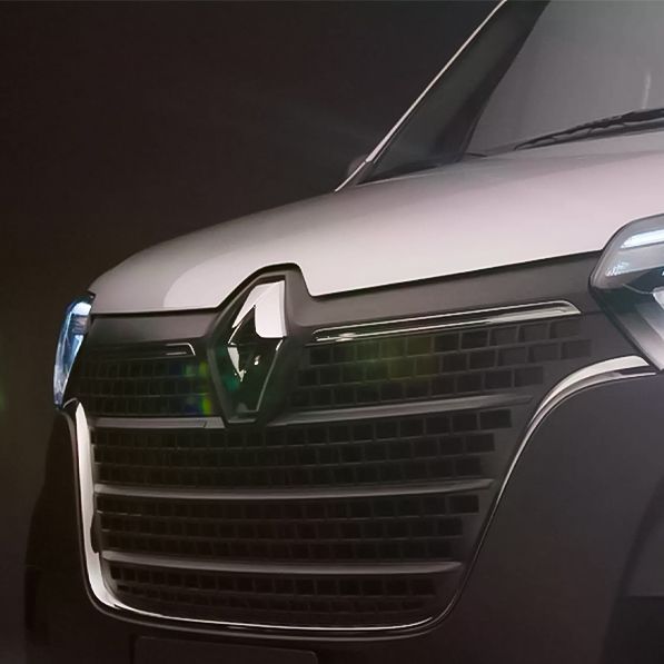 Grade frontal da nova Renault Master