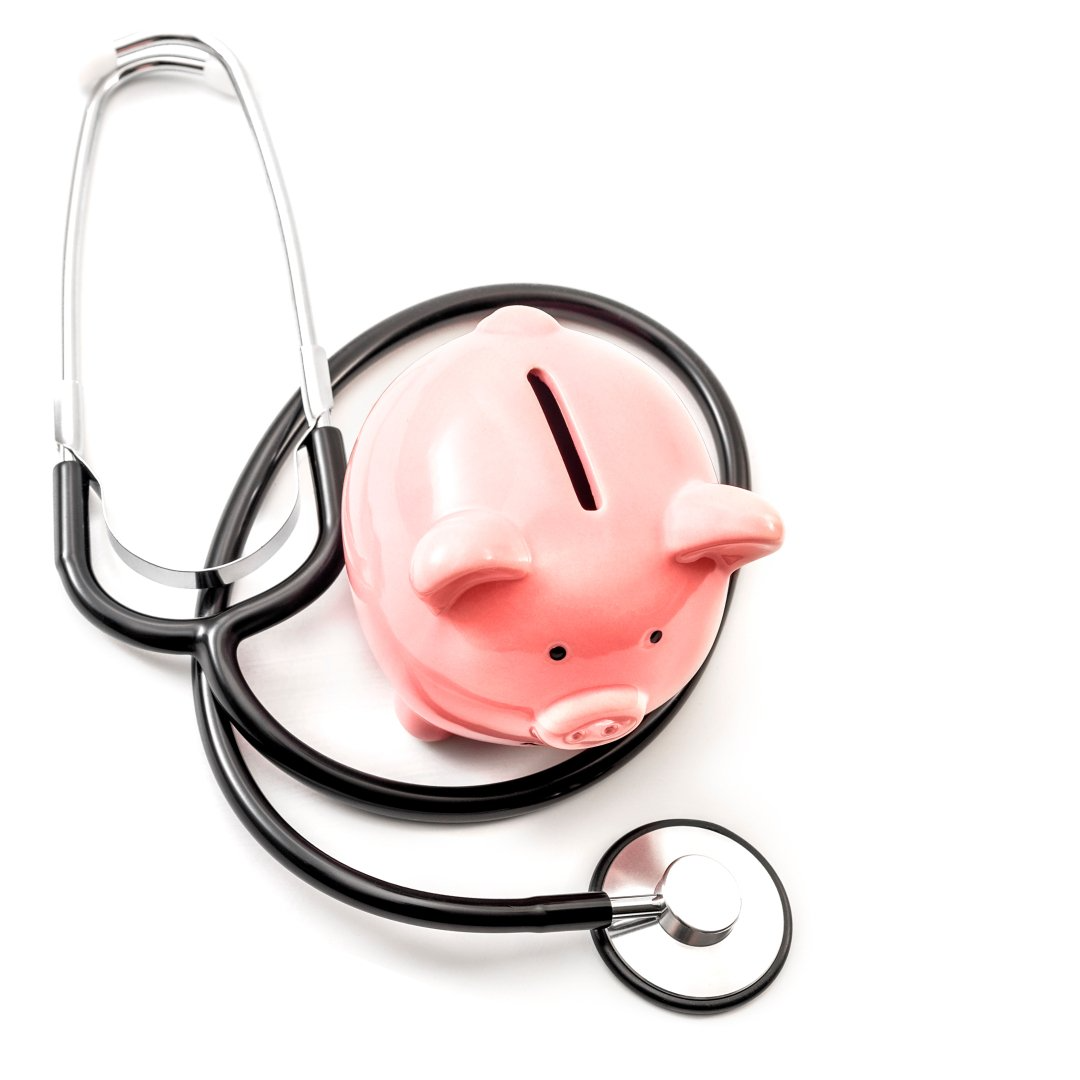 Picture of a piggy bank representing cost savings with chiropractic treatment