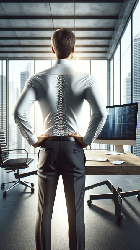 image of a man with good posture