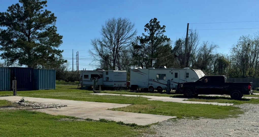 All In One RV Park exterior with secure RV parking spaces