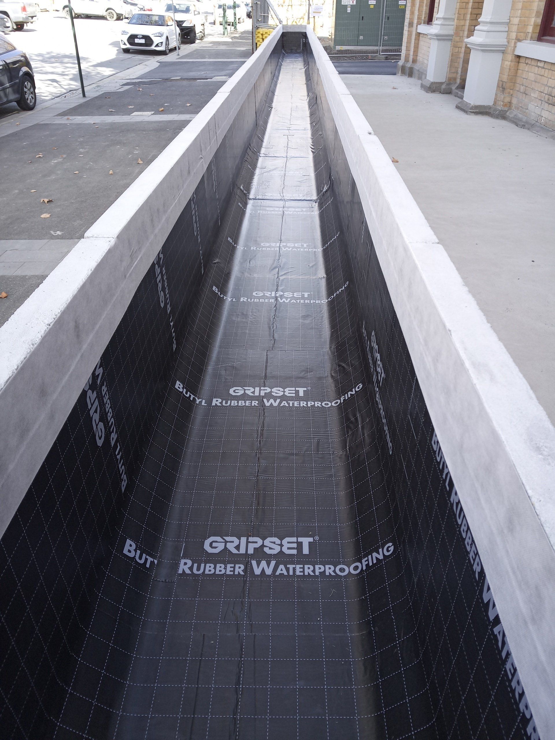 Planterbox waterproofing