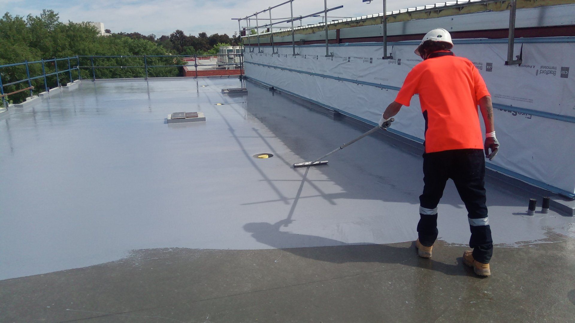 Roofdeck waterproofing