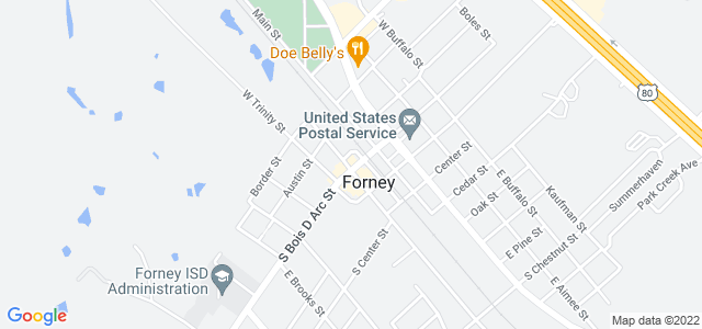 Map of business location