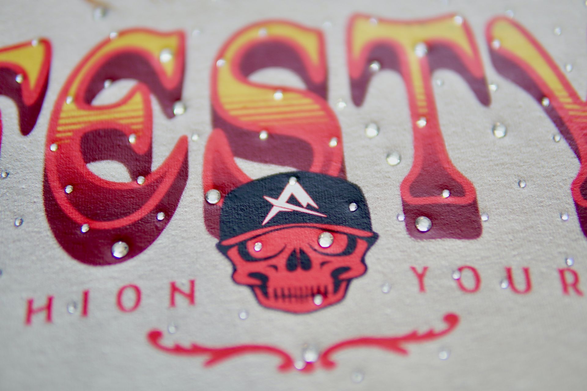 Text on a shirt, 