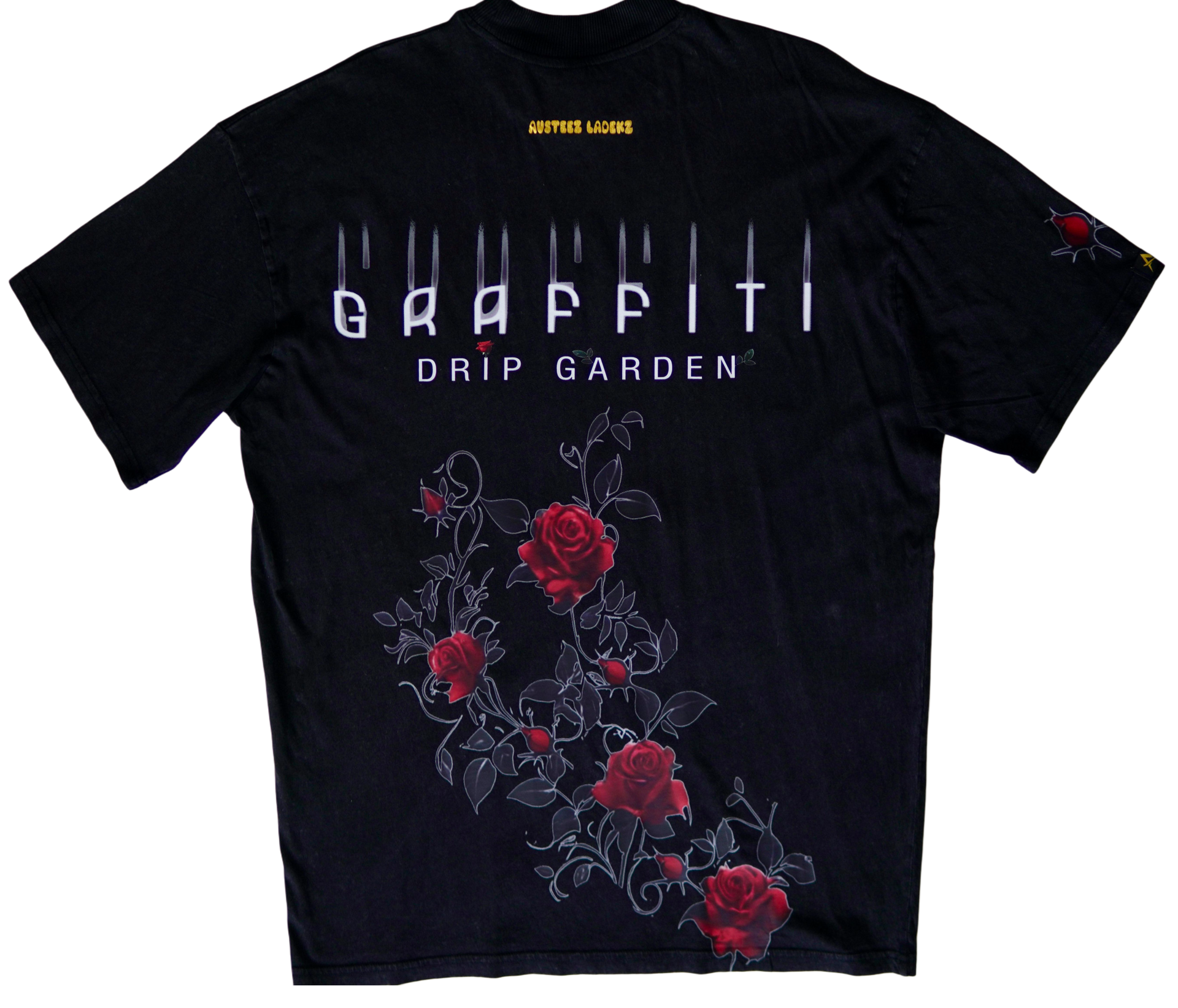 Black t-shirt with 
