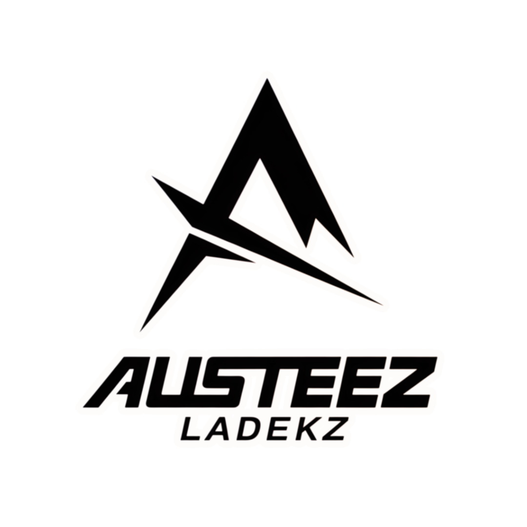 Black logo: stylized 