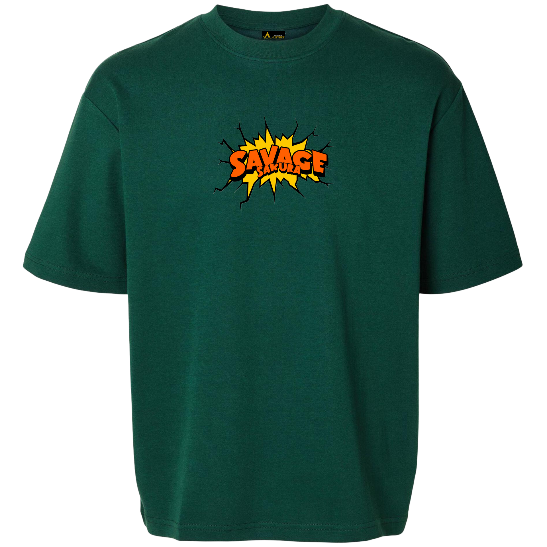 Green t-shirt with 