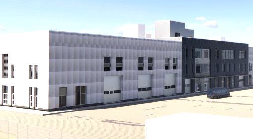 Computer generated image on new depot