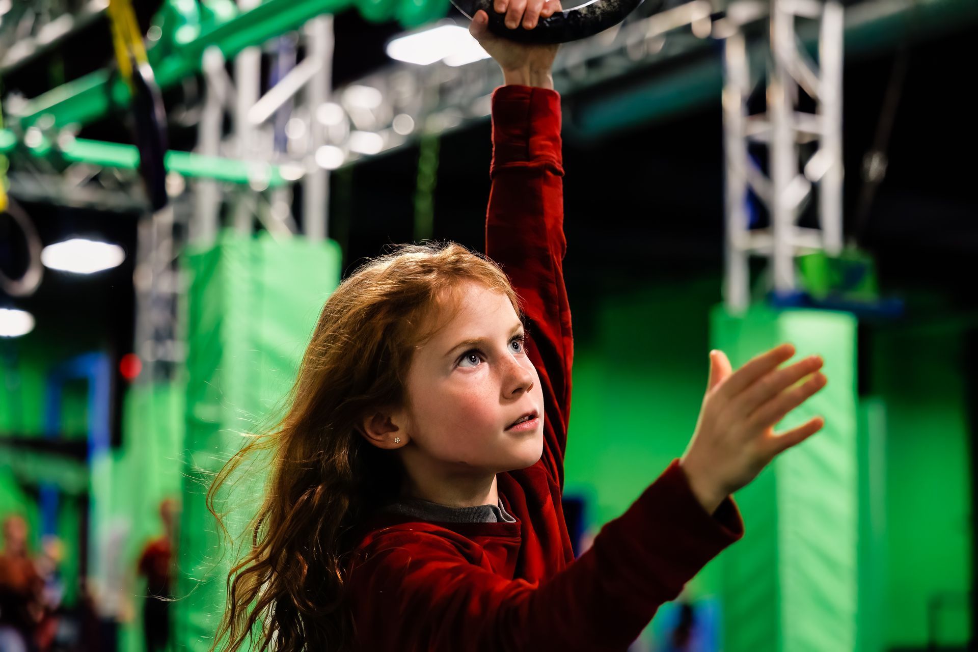 Young girl during summer camp
