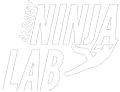 Albany Ninja Lab White Logo