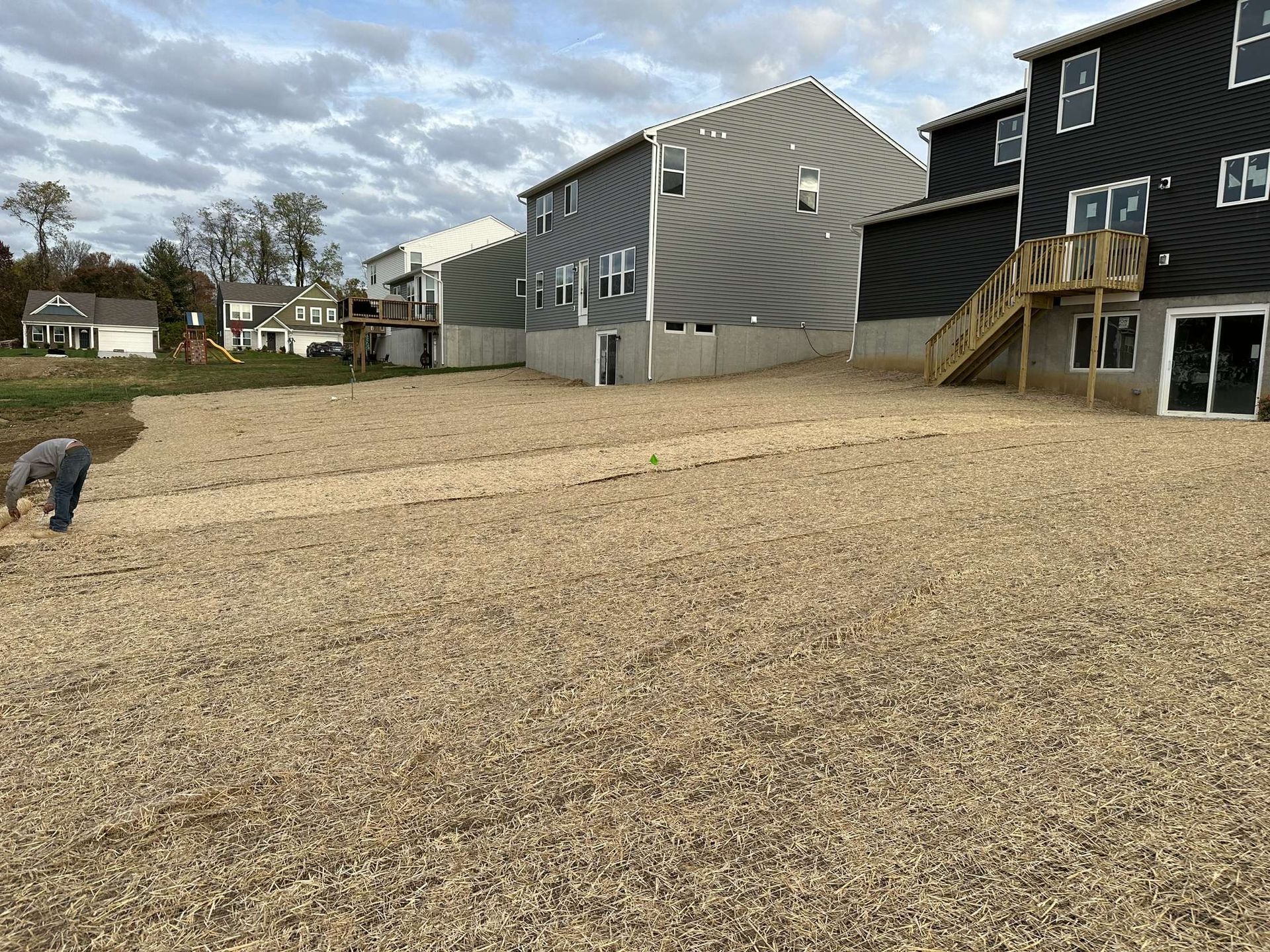 Erosion control in hilly terrain
