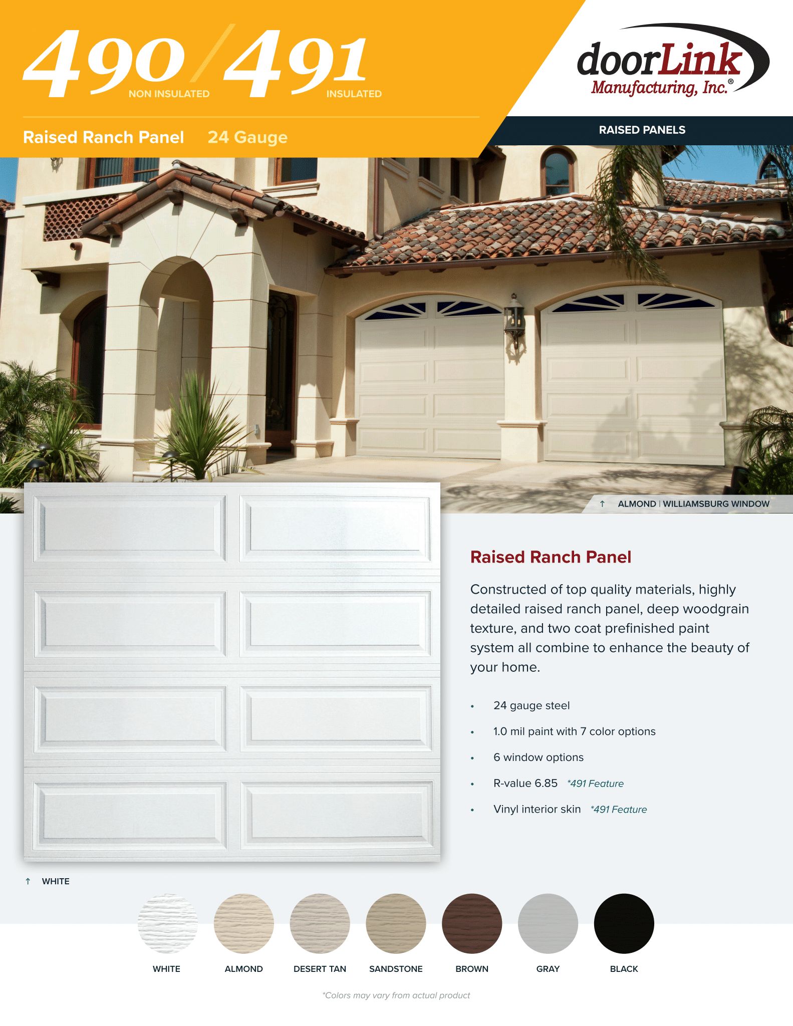 Ranch Panel Page 1 — St. Charles, MO — Garage Door Gurus Ranch Panel Page 1 — St. Charles, MO — Garage Door Gurus