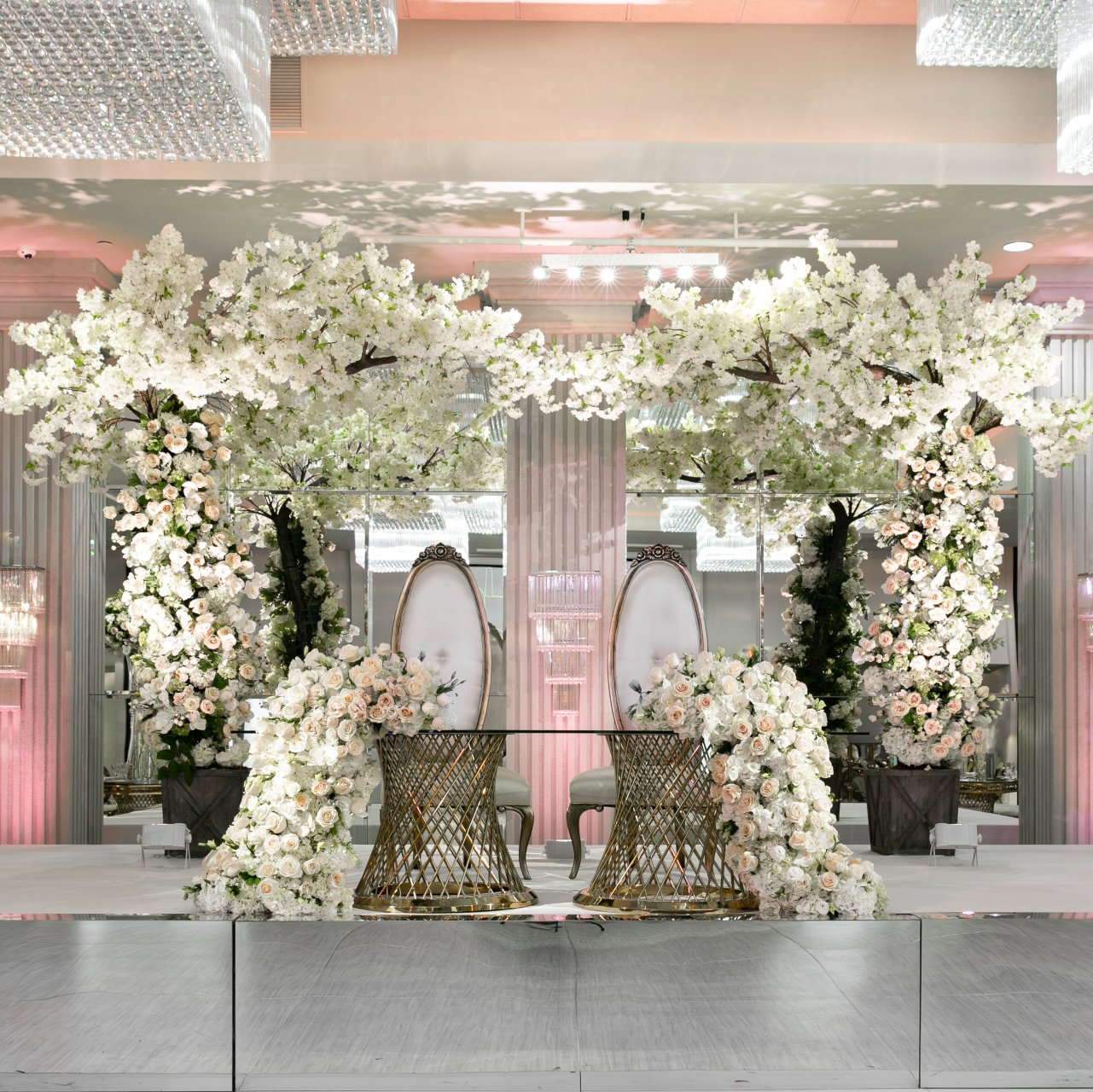 Flower decorations available at CrystalView