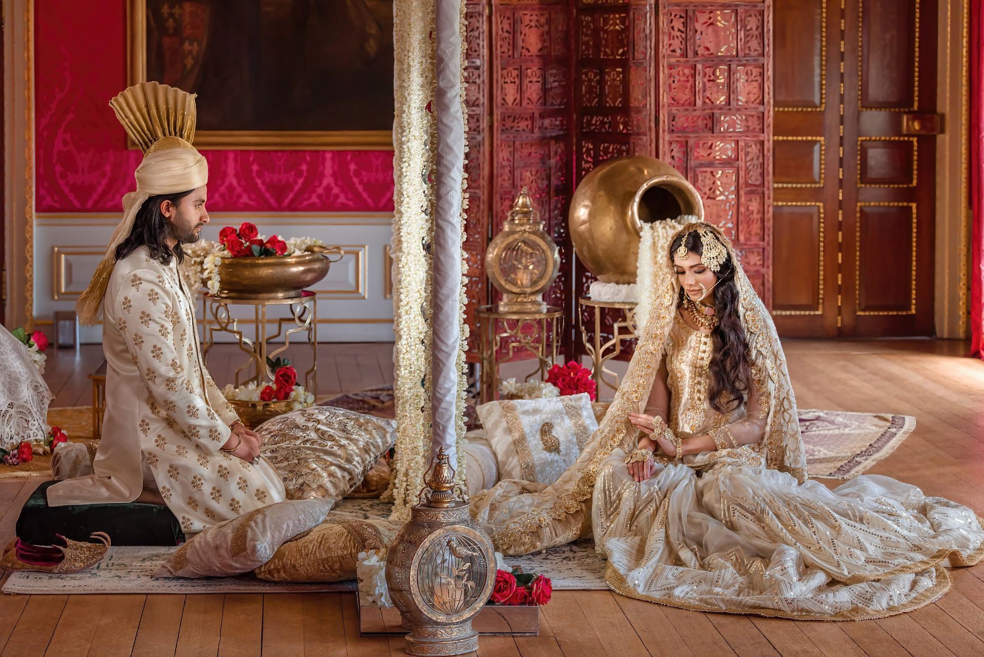 islamic wedding couple