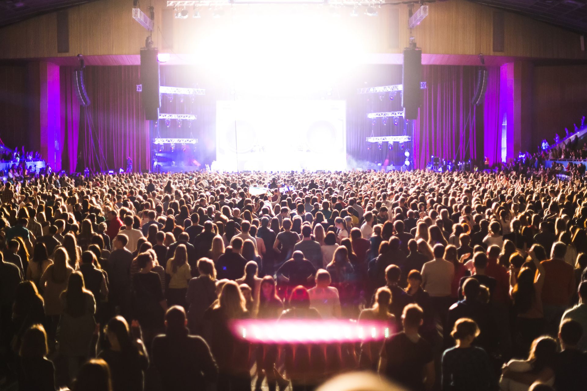 large group of people at an event