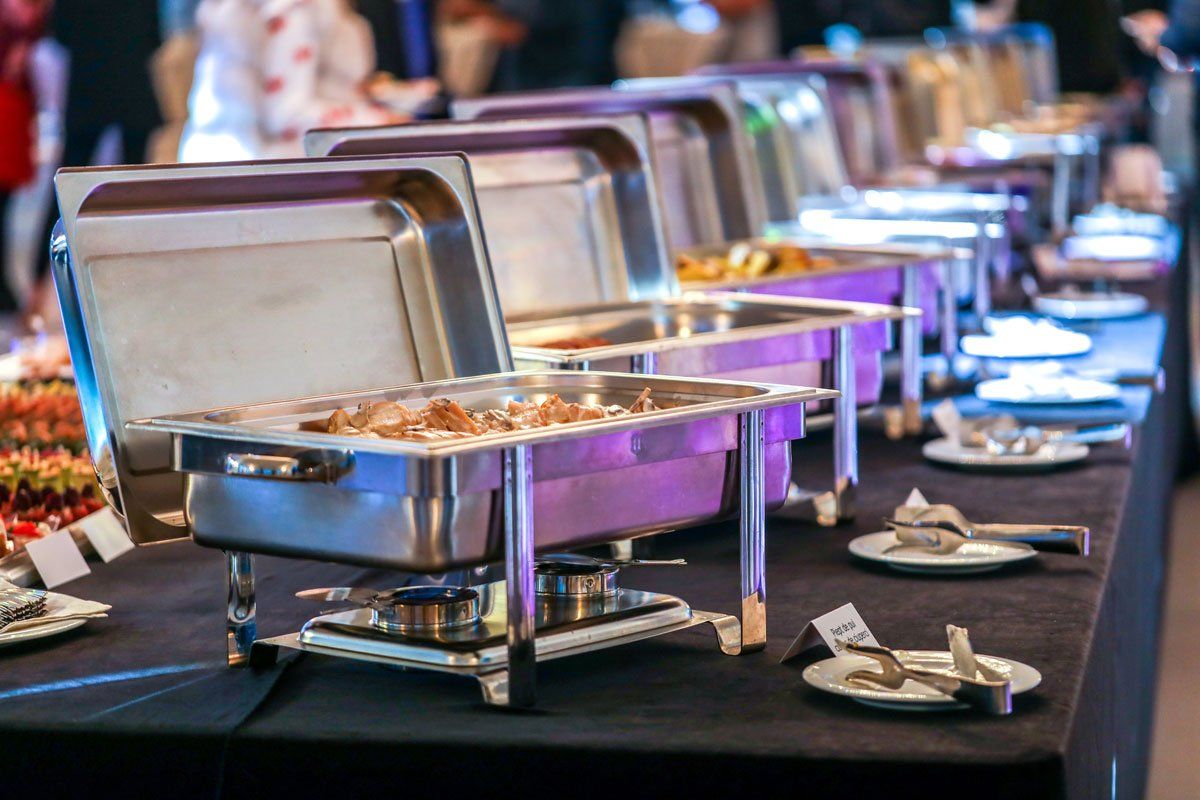 catering a prom at CrystalView