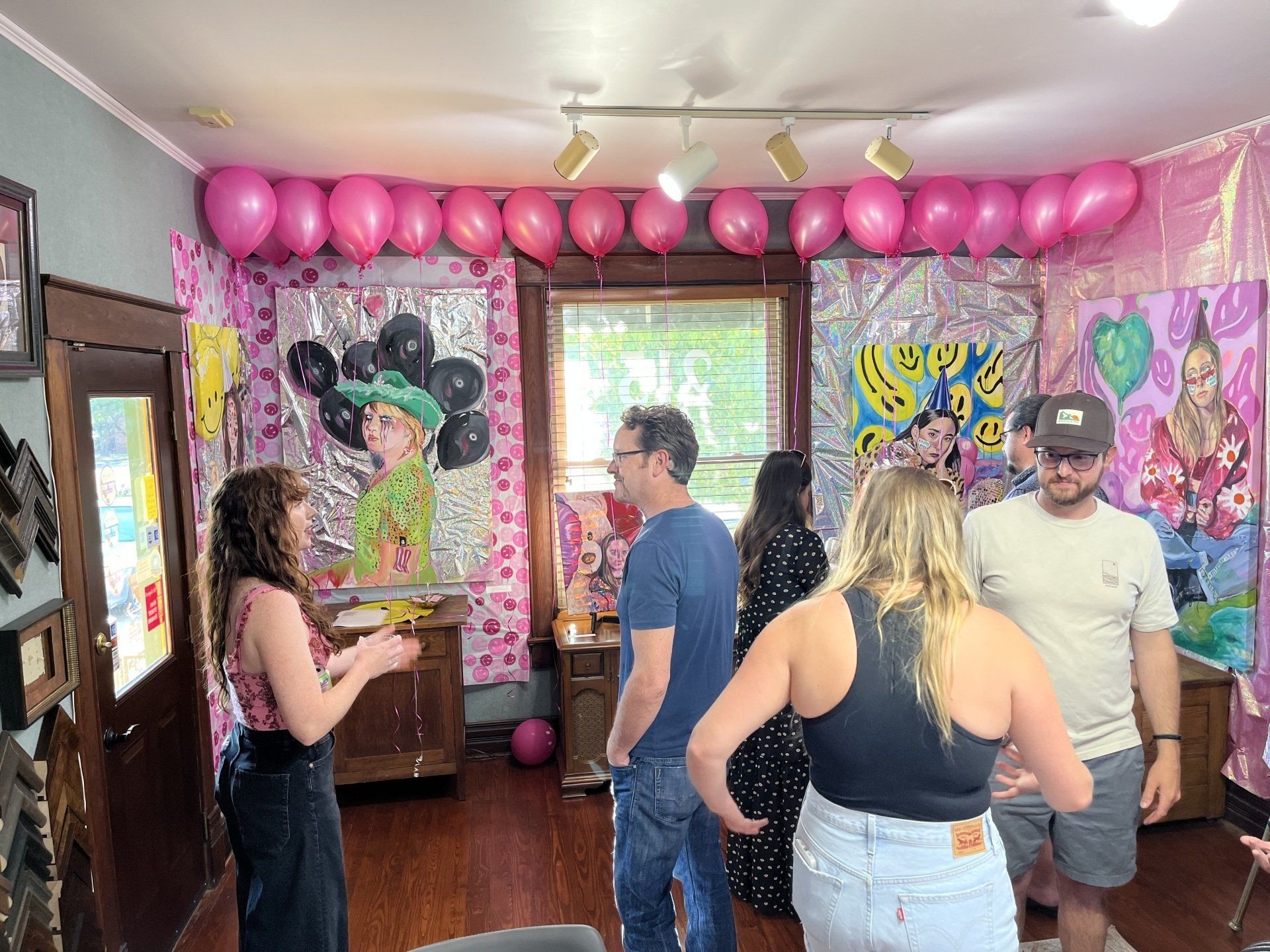 Roxy Erickson art exhibit the Frame Shoppe NWA