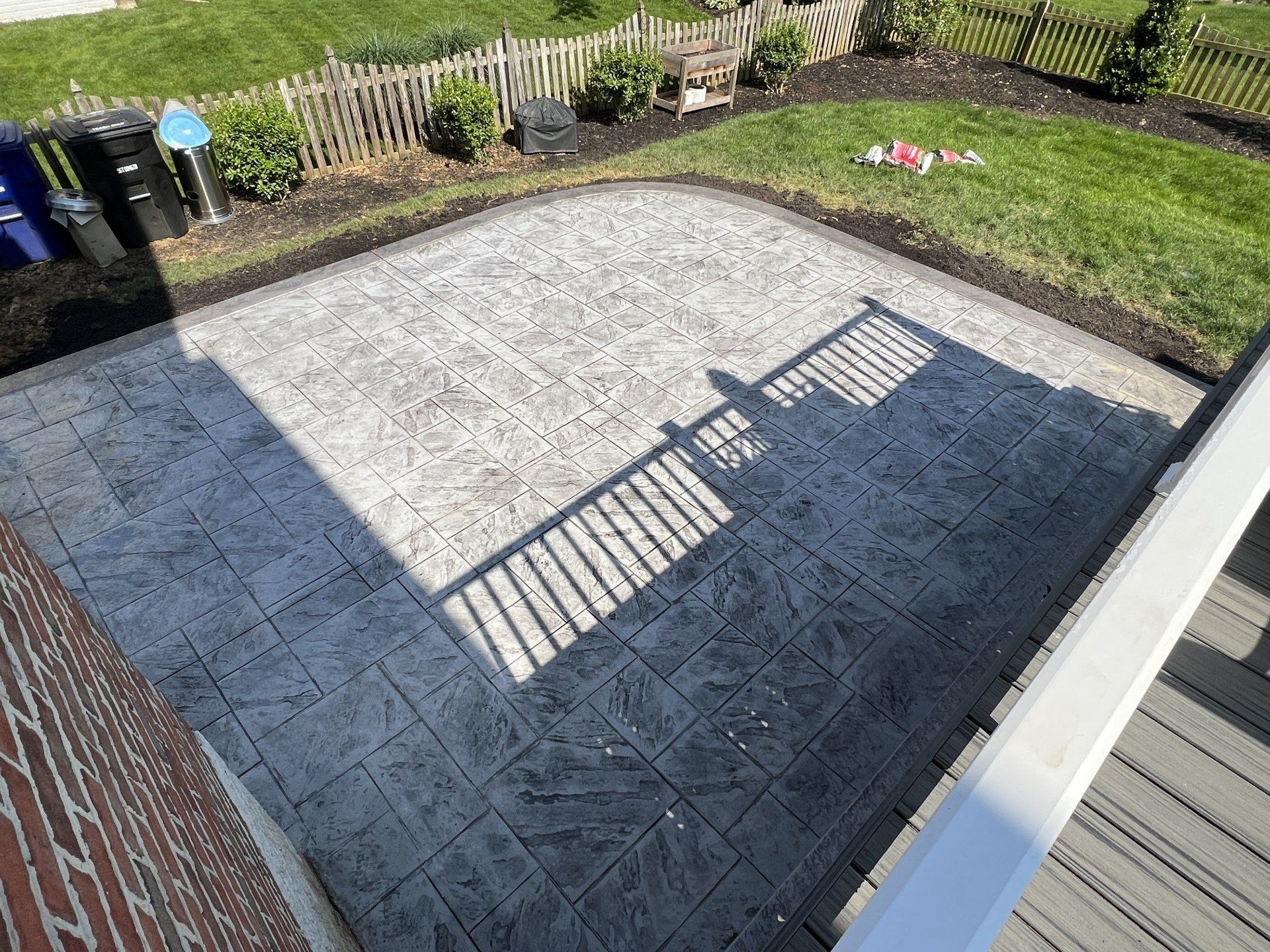 Stamped Concrete patio in Leesburg, VA