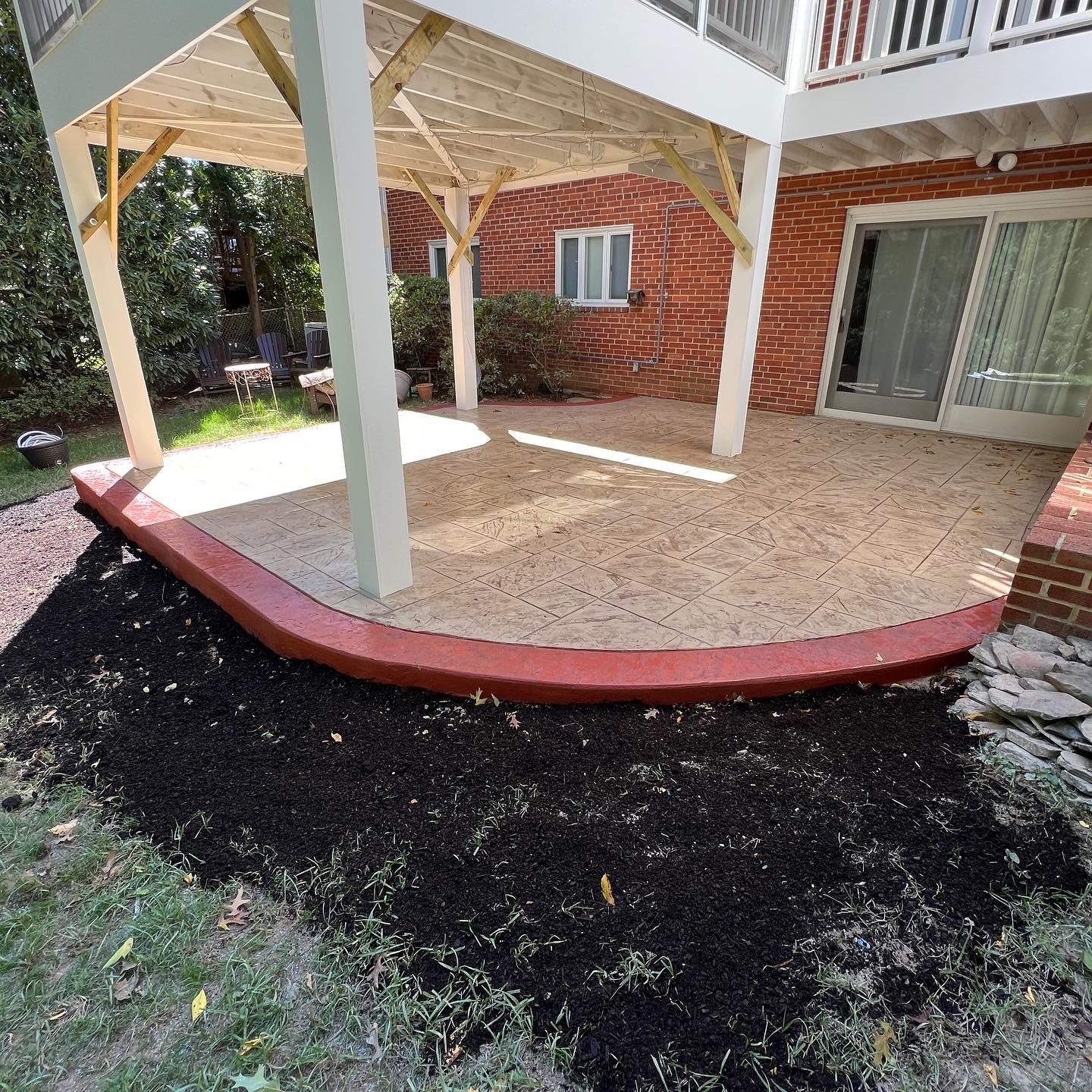 Stamped Concrete patio in Mclean, VA