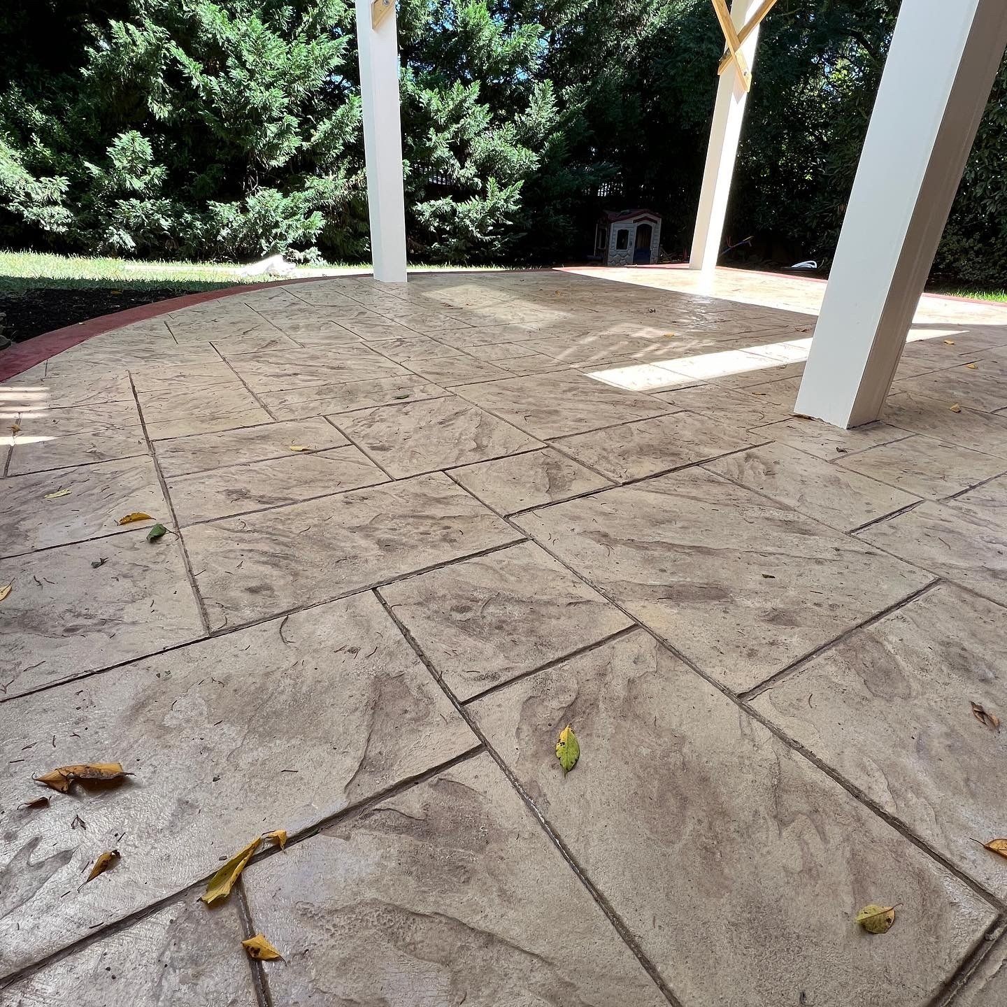 Stamped Concrete patio in Mclean, VA