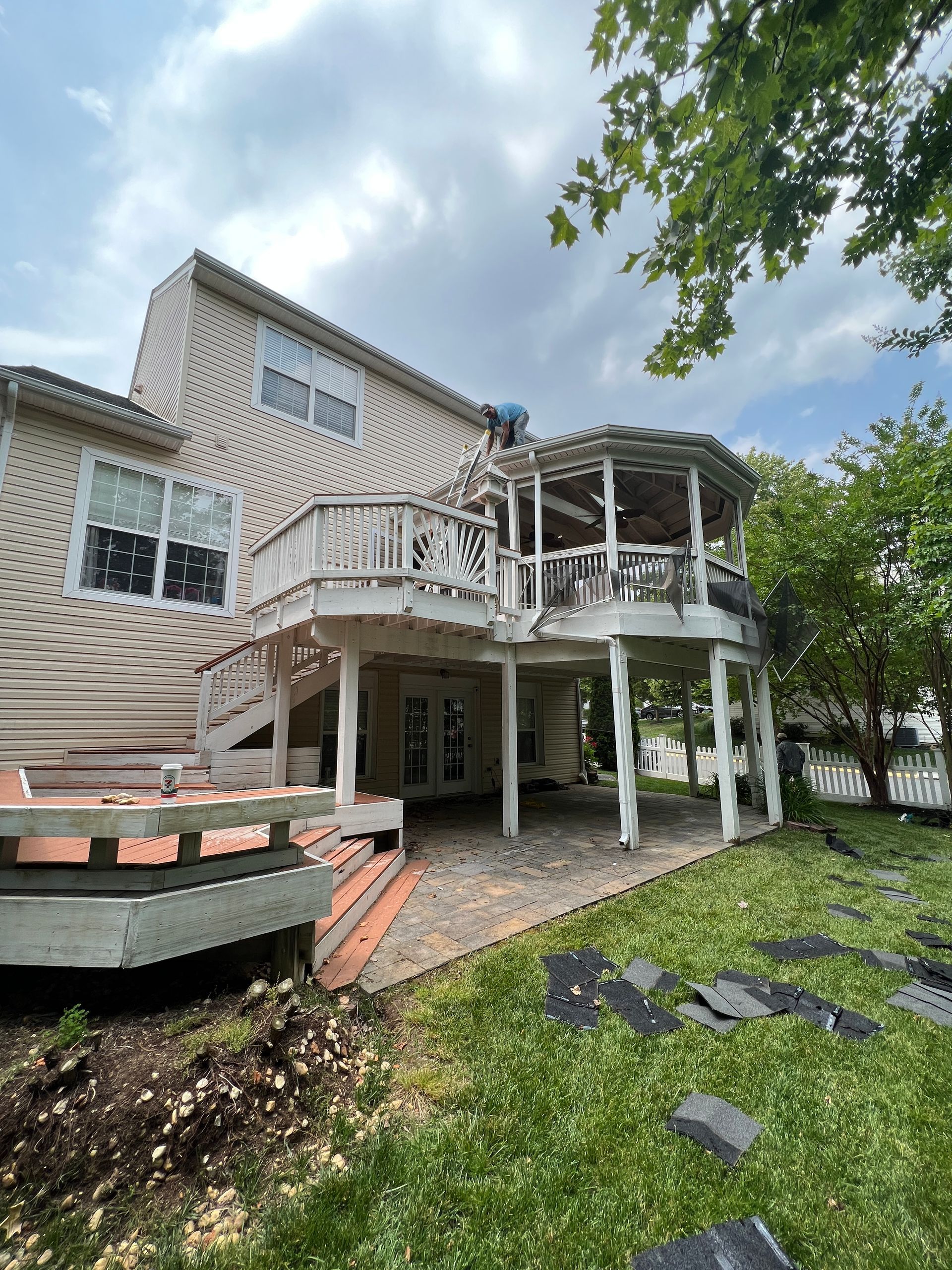 Trex Screened In porch in Ashburn, VA