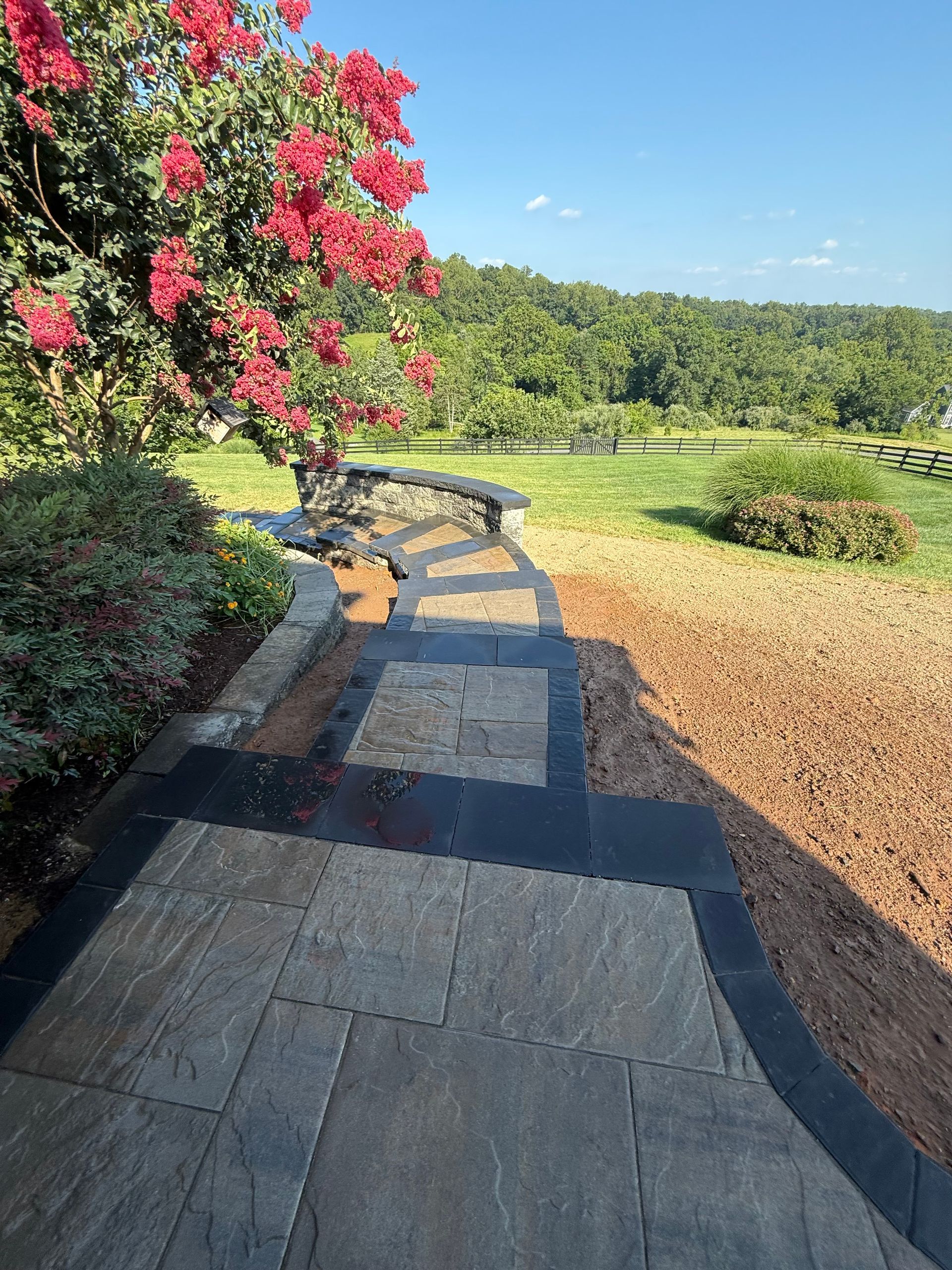 Paver patio in Leesburg, VA