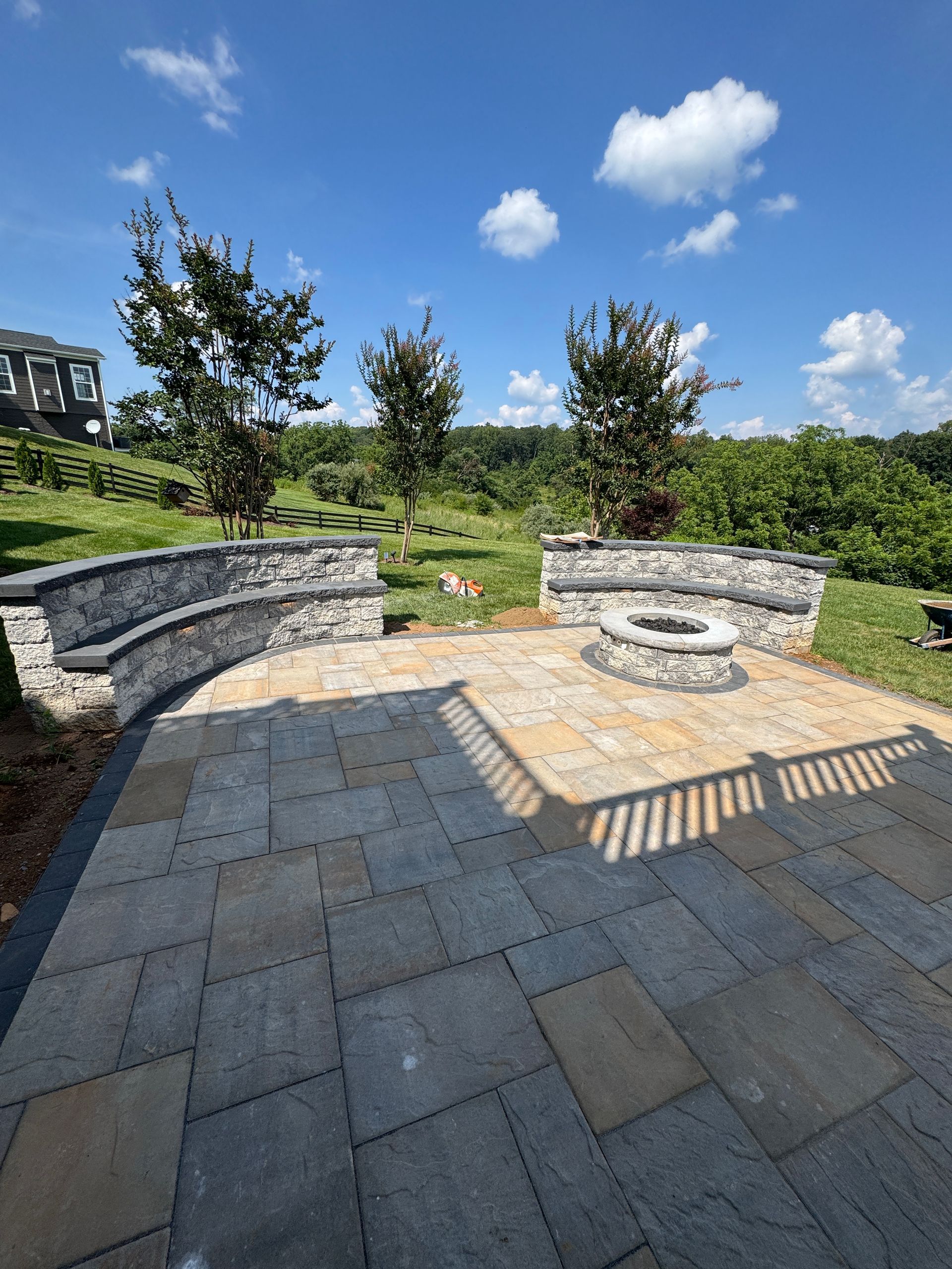 Paver patio in Leesburg, VA