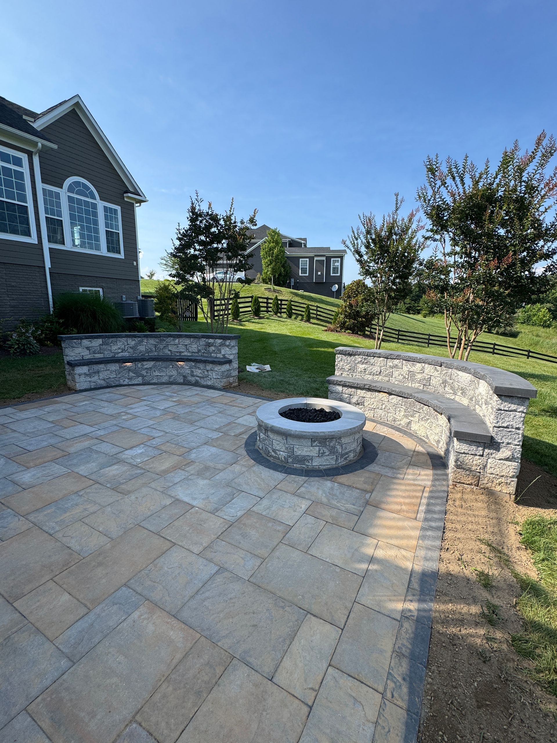 Paver patio in Leesburg, VA
