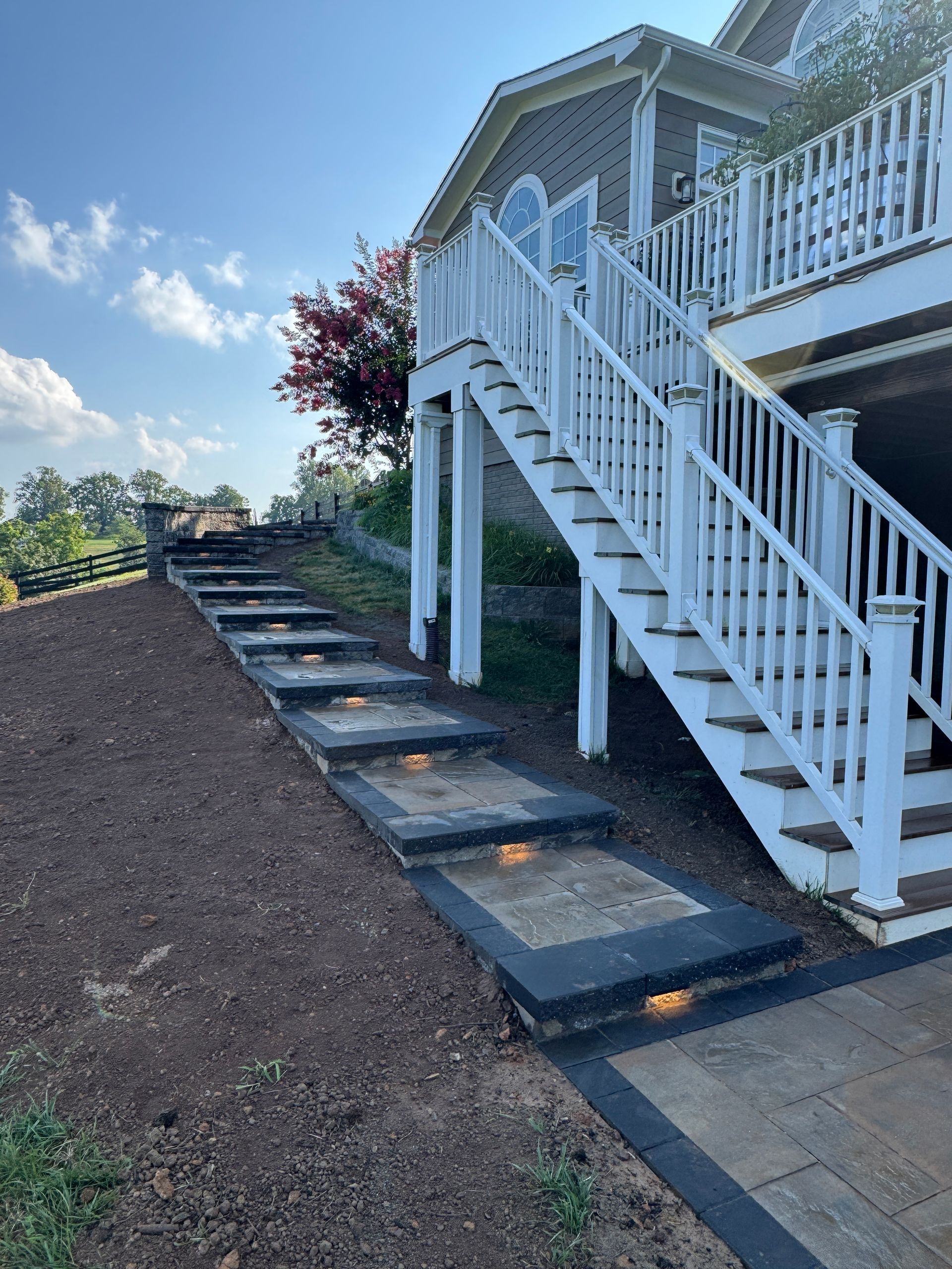 Paver patio in Leesburg, VA