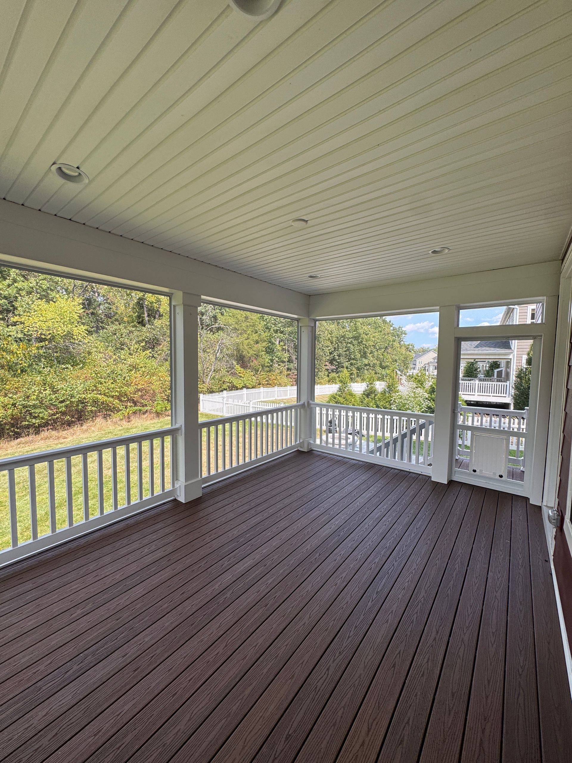Fiberon Decking Screened-In Porch in Aldie, VA