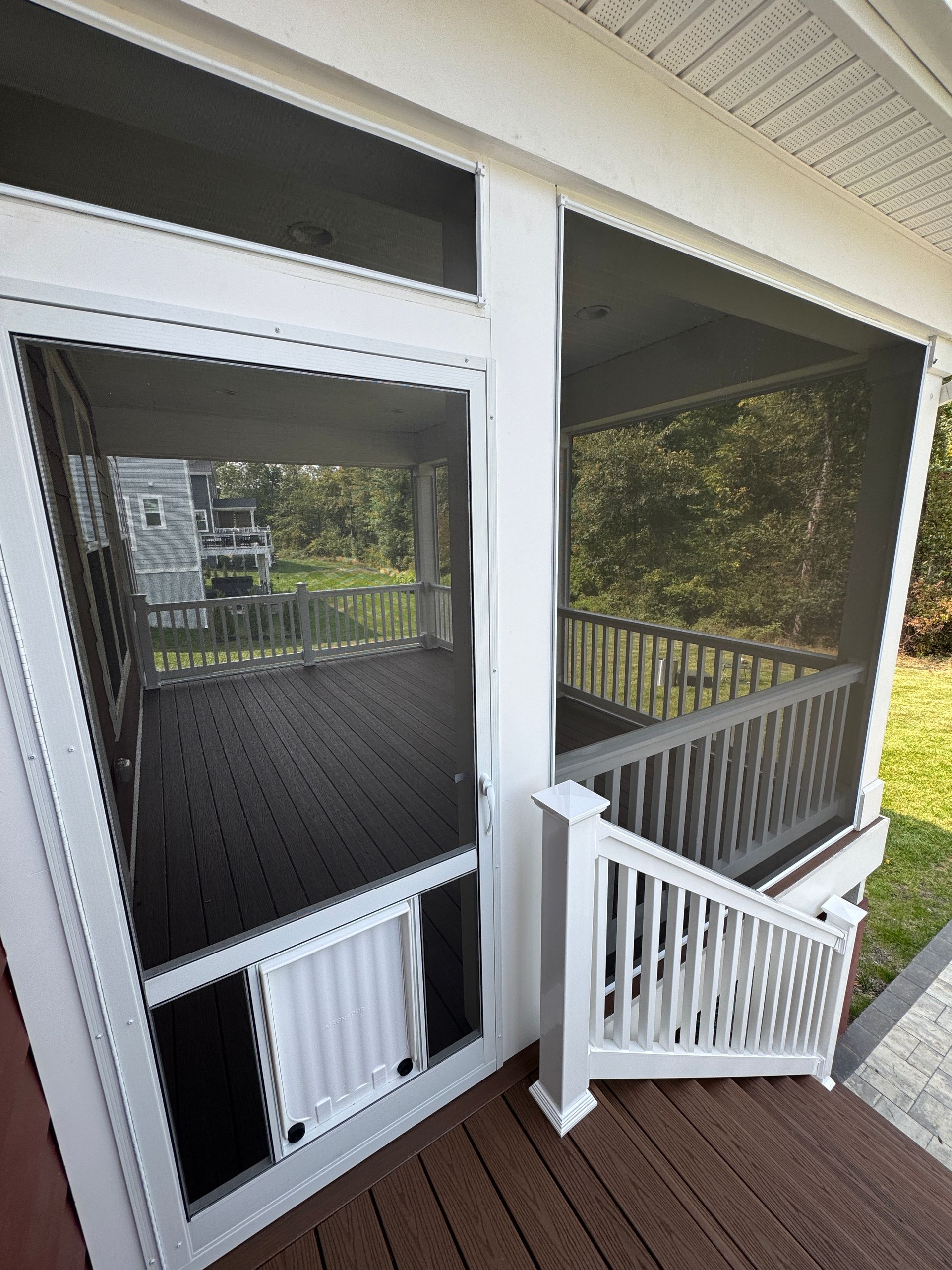 Fiberon Decking Screened-In Porch in Aldie, VA
