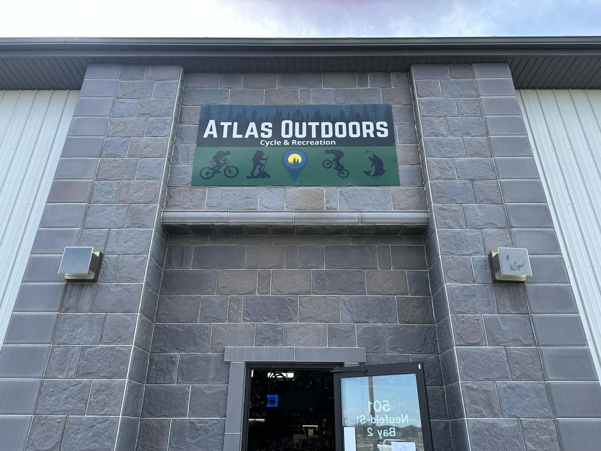 Dibond Aluminum Storefront Sign